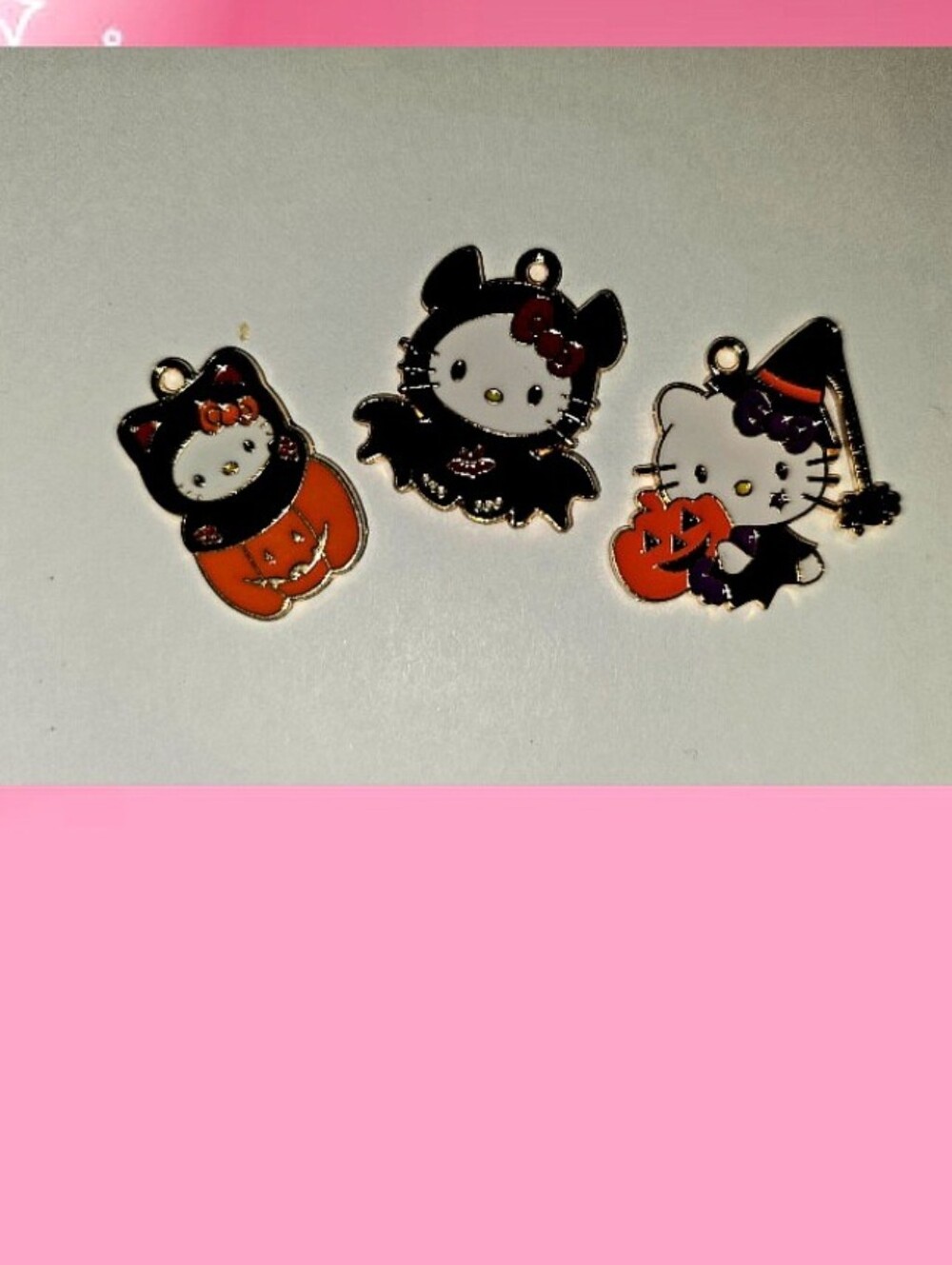 hello kitty Halloween enamel mini charms